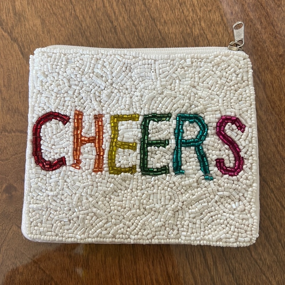 Beaded pouch